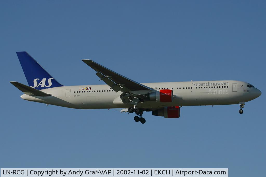 LN-RCG, 1989 Boeing 767-383/ER C/N 24475, Scandinavian Airlines 767-300