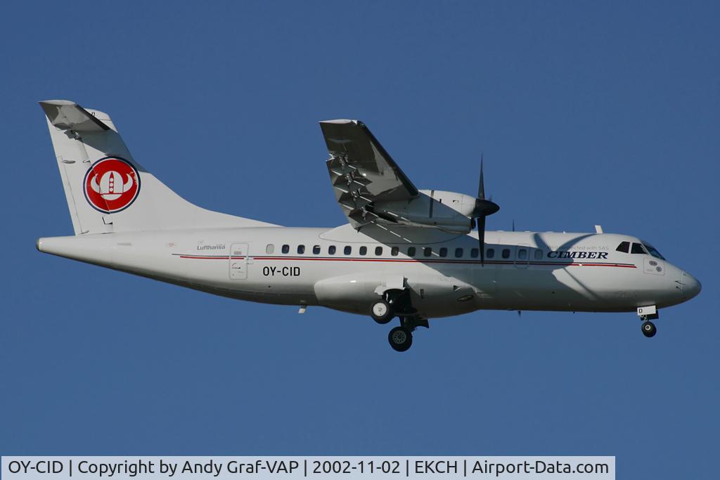 OY-CID, 1988 ATR 42-300 C/N 079, Cimber Air ATR42