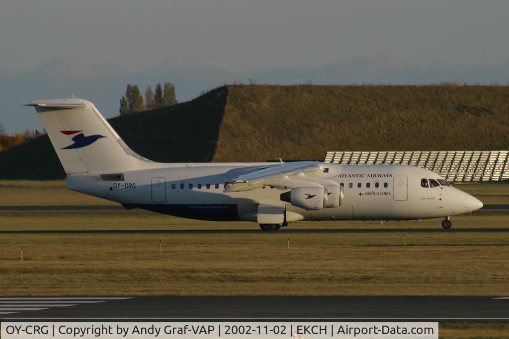 OY-CRG, 1987 British Aerospace BAe.146-200A C/N E2075, Atlantic Airways Bae146