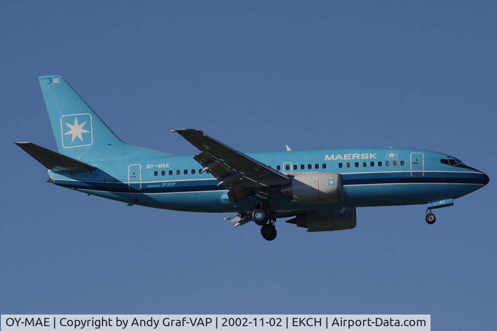 OY-MAE, 1991 Boeing 737-5L9 C/N 25066, Maersk Air 737-500