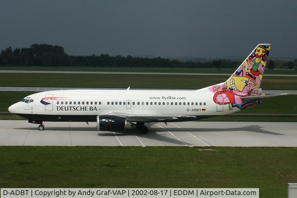 D-ADBT, 1998 Boeing 737-31S C/N 29264, Deutsche BA 737-300