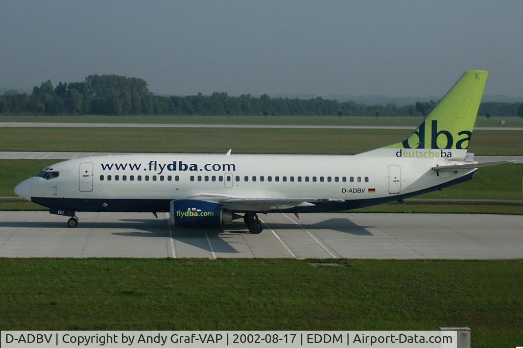 D-ADBV, 1998 Boeing 737-31S C/N 29266, Deutsche BA 737-300