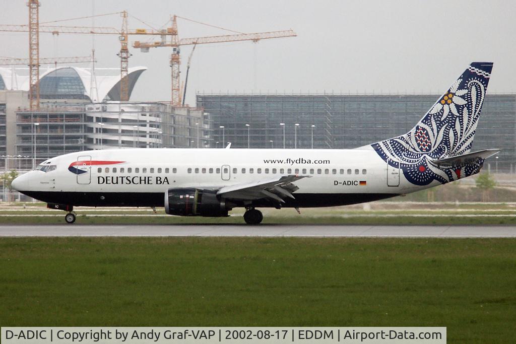 D-ADIC, 1999 Boeing 737-36Q C/N 30335, Deutsche BA 737-300