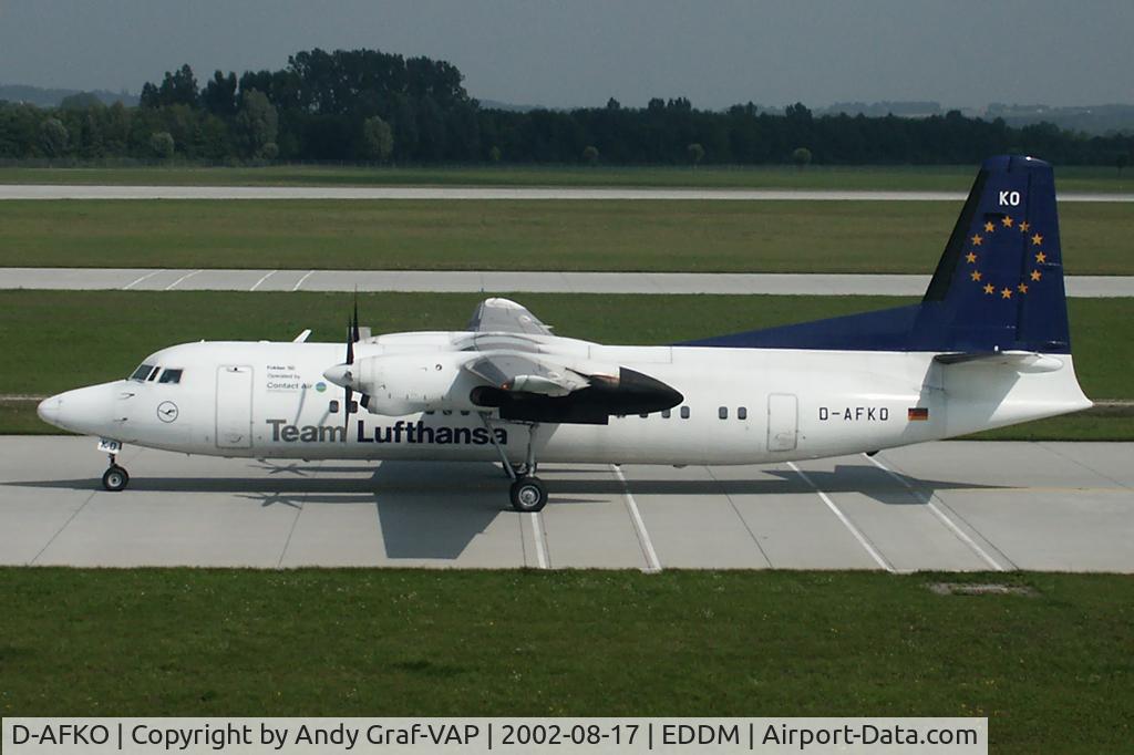 D-AFKO, 1991 Fokker 50 C/N 20234, Lufthansa F50