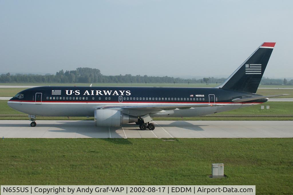 N655US, 1991 Boeing 767-2B7 C/N 25257, US Airways 767-200