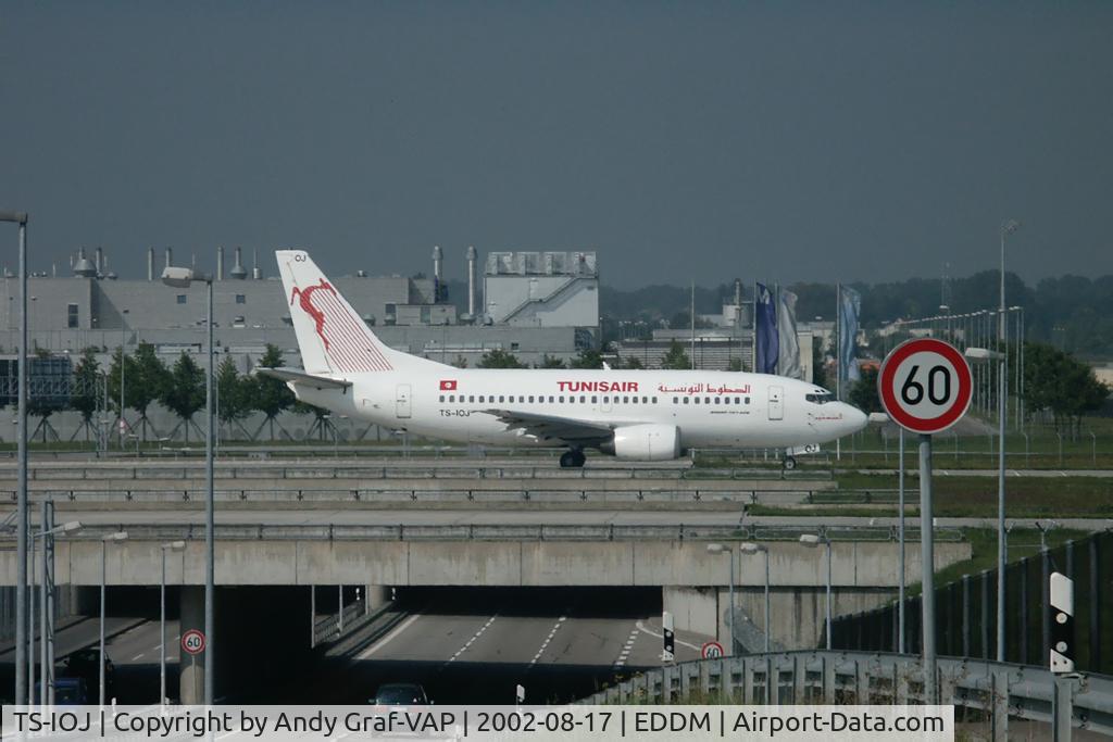 TS-IOJ, 1995 Boeing 737-5H3 C/N 27912, Tunisair 737-500
