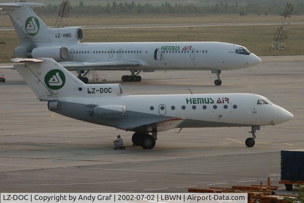 LZ-DOC, Yakovlev Yak-40 C/N 9340532, Hemus Air Y40