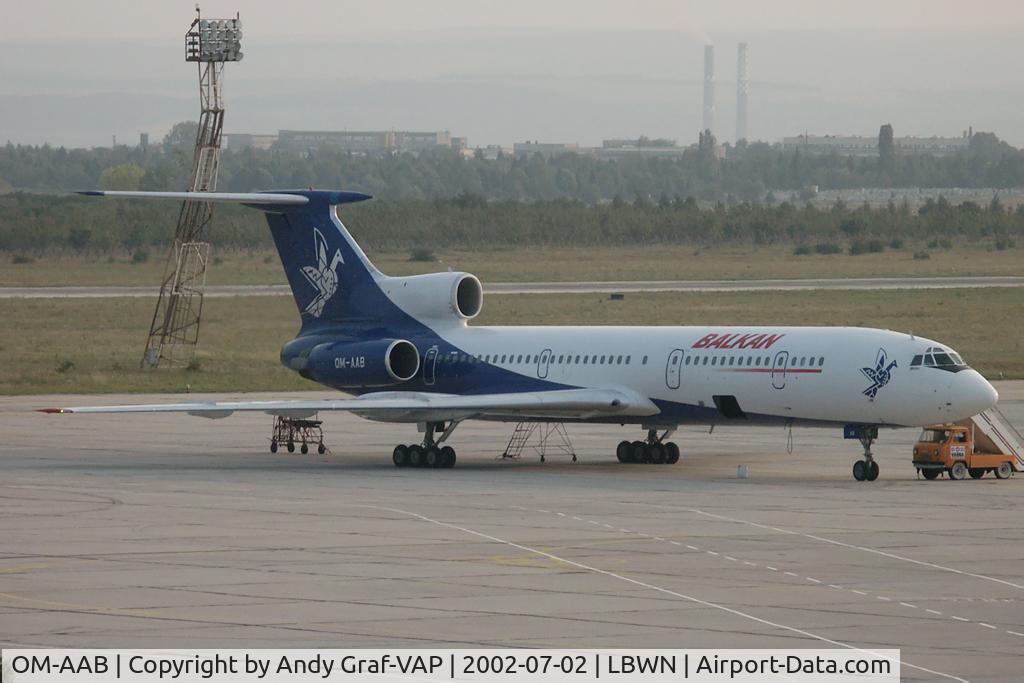 OM-AAB, 1995 Tupolev Tu-154M C/N 98A1015, Balkan Tu154M
