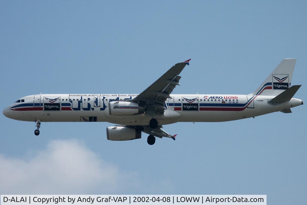 D-ALAI, 1999 Airbus A321-231 C/N 954, Aero Lloyd A321