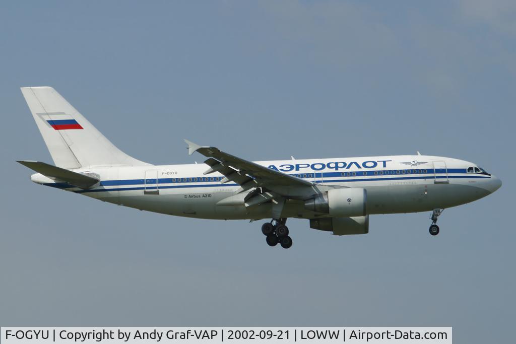 F-OGYU, 1994 Airbus A310-325/ET C/N 687, Aeroflot A310-300
