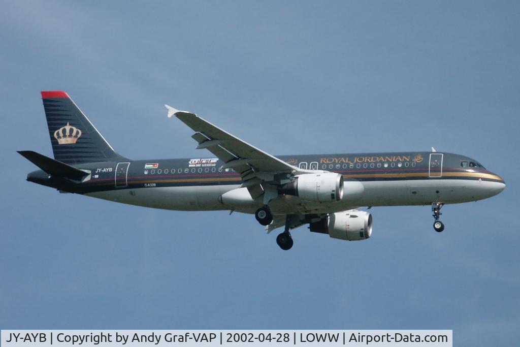 JY-AYB, 1989 Airbus A320-212 C/N 88, Royal Jordanian A320