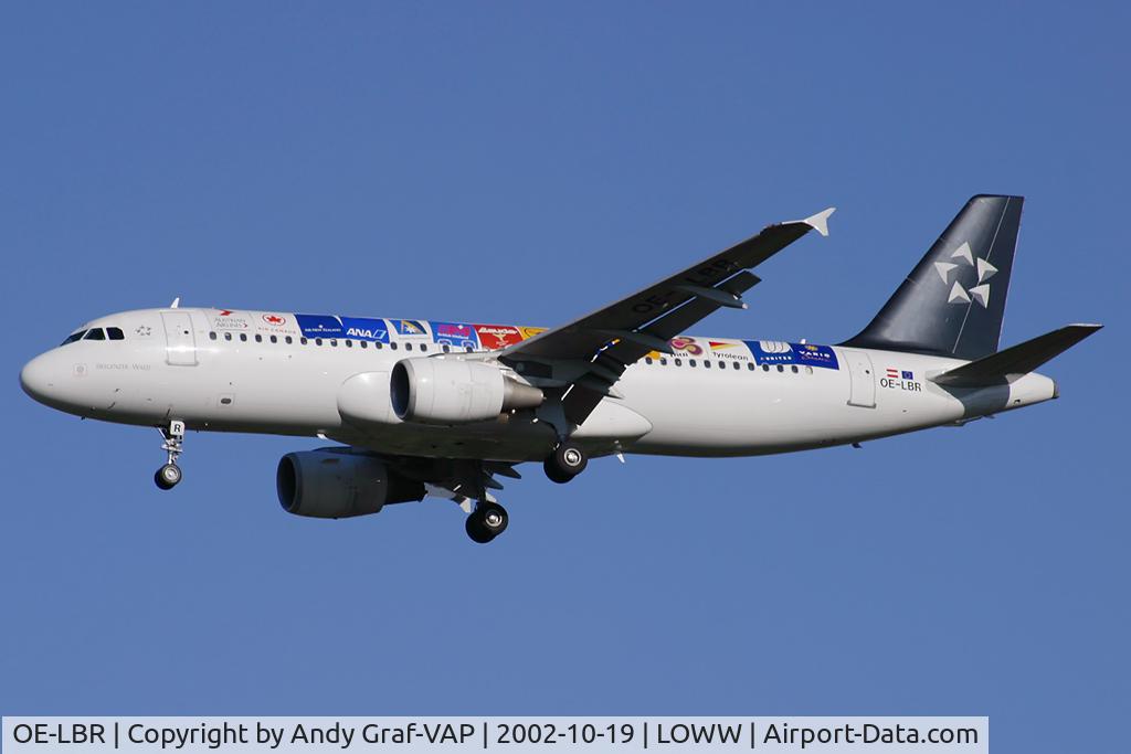 OE-LBR, 2000 Airbus A320-214 C/N 1150, Austrian Airlines A320
