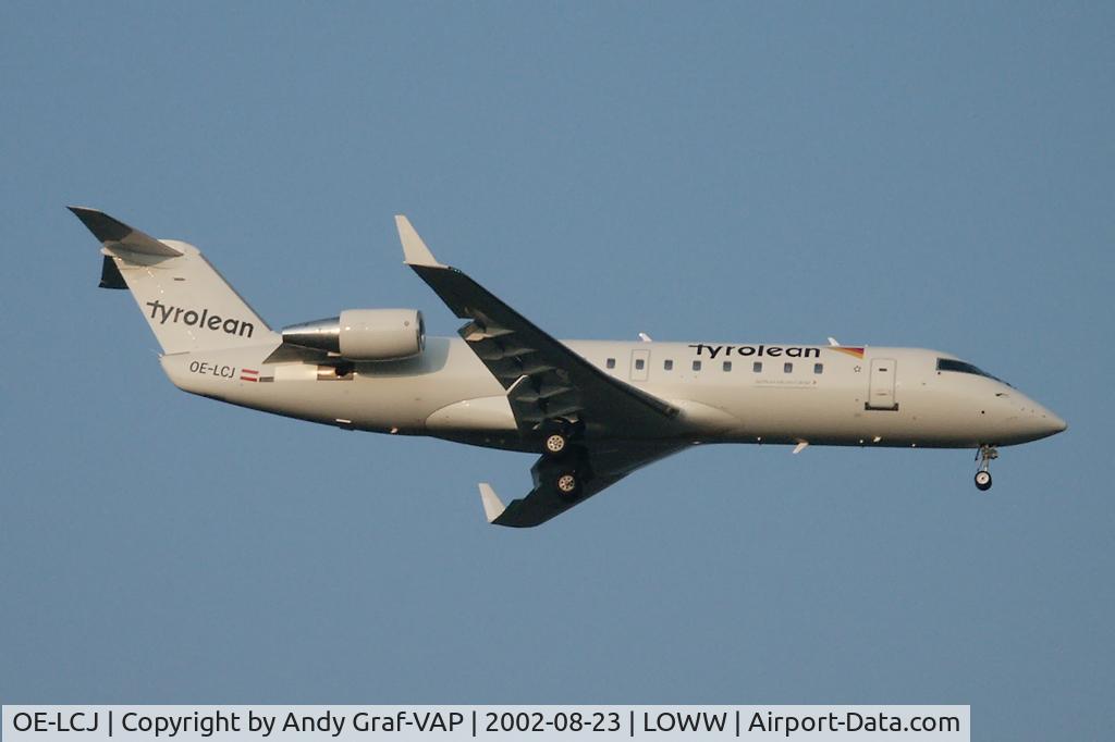 OE-LCJ, 1996 Canadair CRJ-200LR (CL-600-2B19) C/N 7142, Tyrolean Airways CRJ