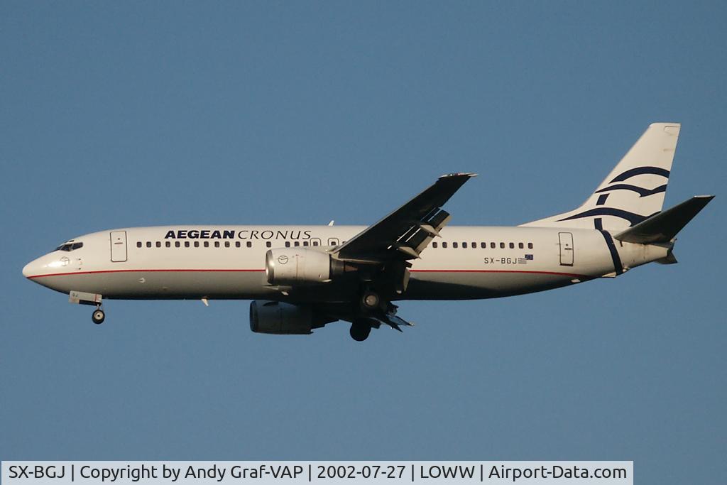 SX-BGJ, 1992 Boeing 737-4S3 C/N 25595, Aegean/Cronus 737-400