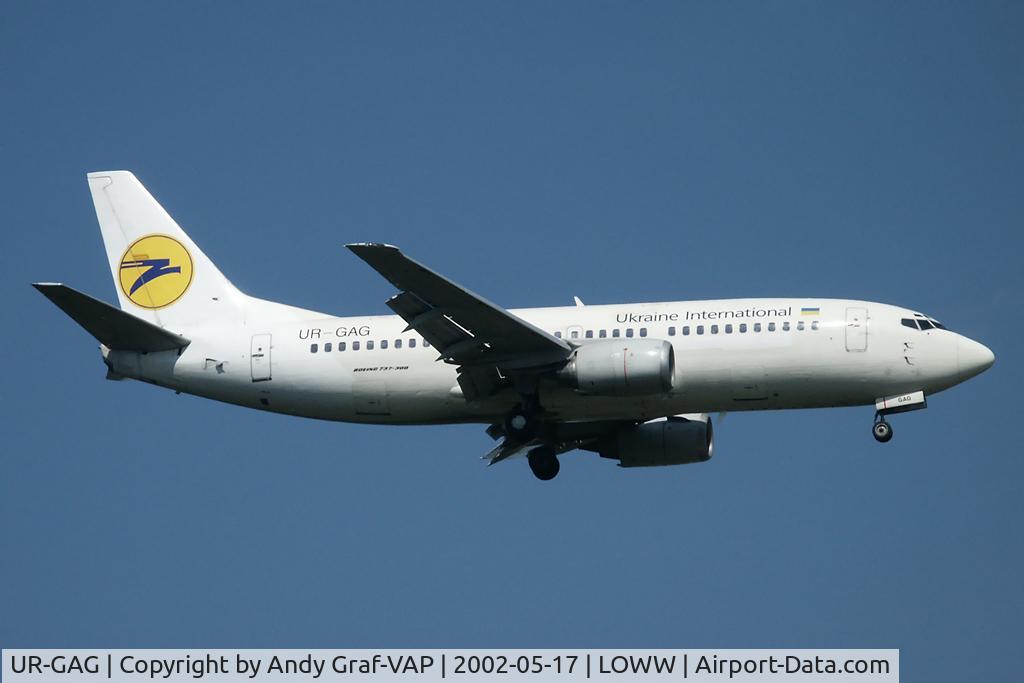 UR-GAG, 1988 Boeing 737-35B C/N 24238, Ukraine International 737-300
