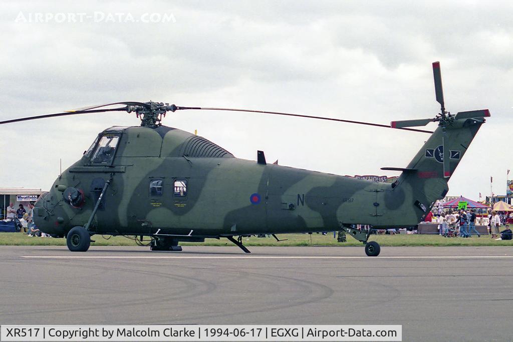 XR517, 1964 Westland Wessex HC.2 C/N WA139, Westland Wessex HC2. From RAF No 60 Sqn, Benson at the SSAFA Air Display, RAF Church Fenton in 1994.