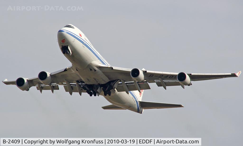 B-2409, Boeing 747-412F/SCD C/N 26560, Air China Cargo