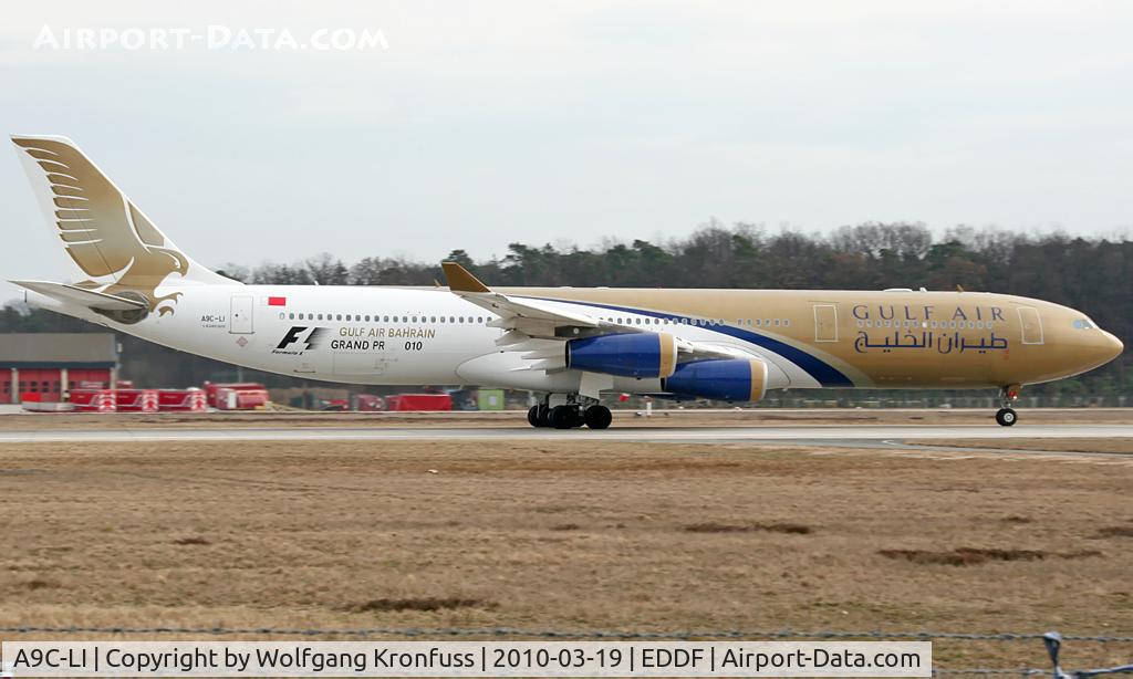 A9C-LI, 2003 Airbus A340-313 C/N 554, Gulf Air