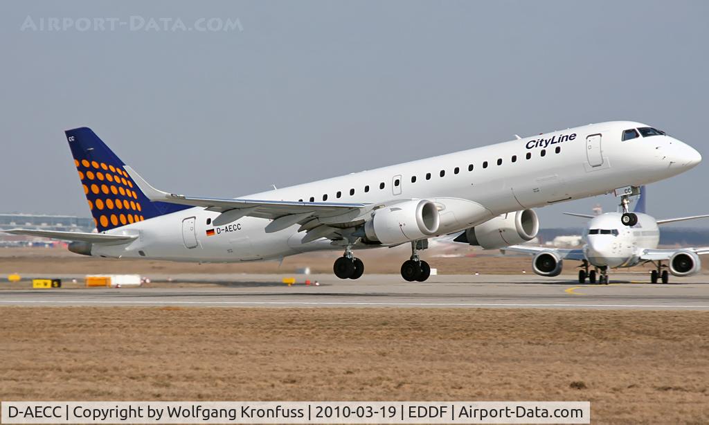 D-AECC, 2009 Embraer 190LR (ERJ-190-100LR) C/N 19000333, Lufthansa Cityline