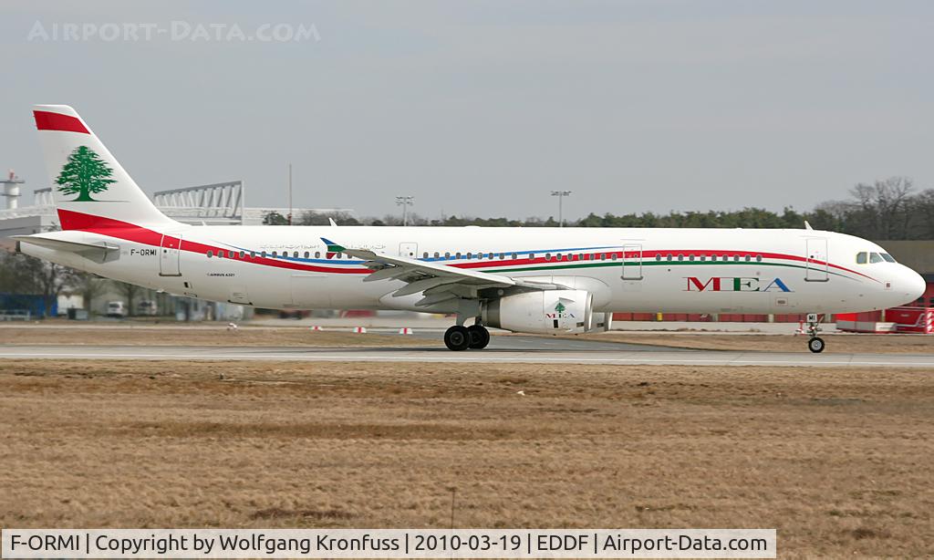 F-ORMI, 2003 Airbus A321-231 C/N 1977, MEA