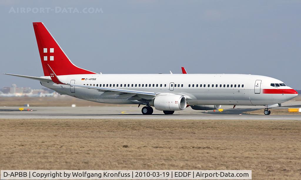 D-APBB, 2008 Boeing 737-8Q8 C/N 35278, Privatair Germany
