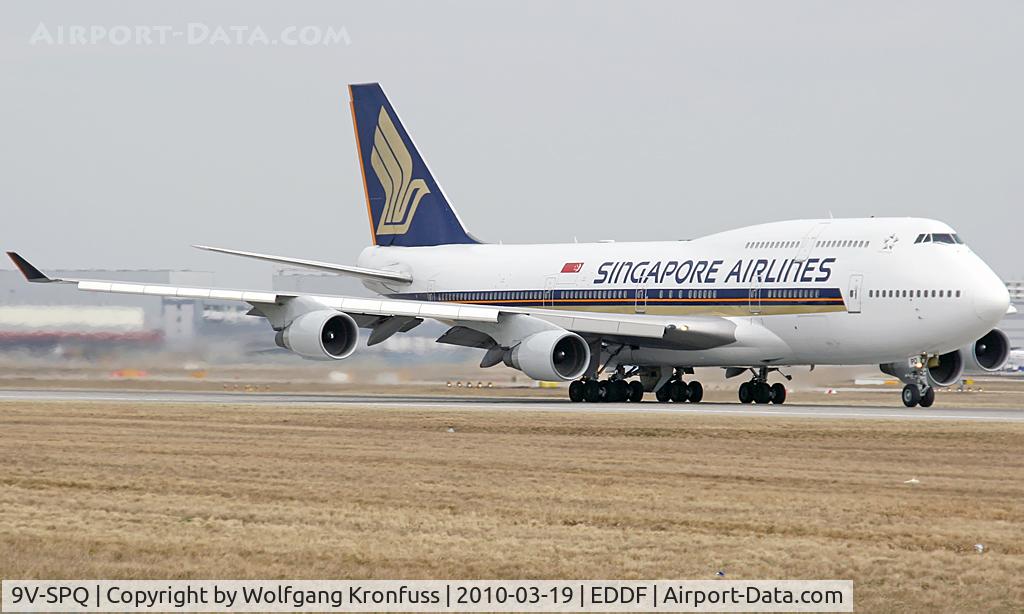 9V-SPQ, Boeing 747-412 C/N 28025, SIA