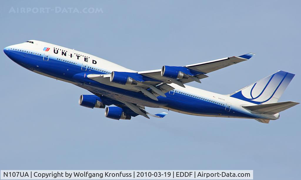 N107UA, 1998 Boeing 747-422 C/N 26900, United