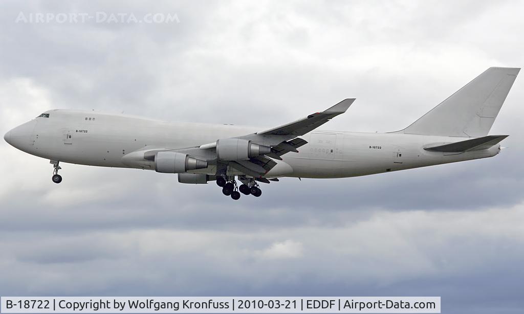 B-18722, 2006 Boeing 747-409F/SCD C/N 34265, China Airlines Cargo