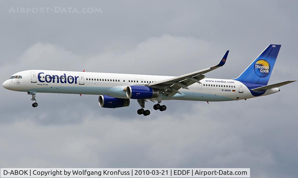 D-ABOK, 2000 Boeing 757-330 C/N 29020, Condor
