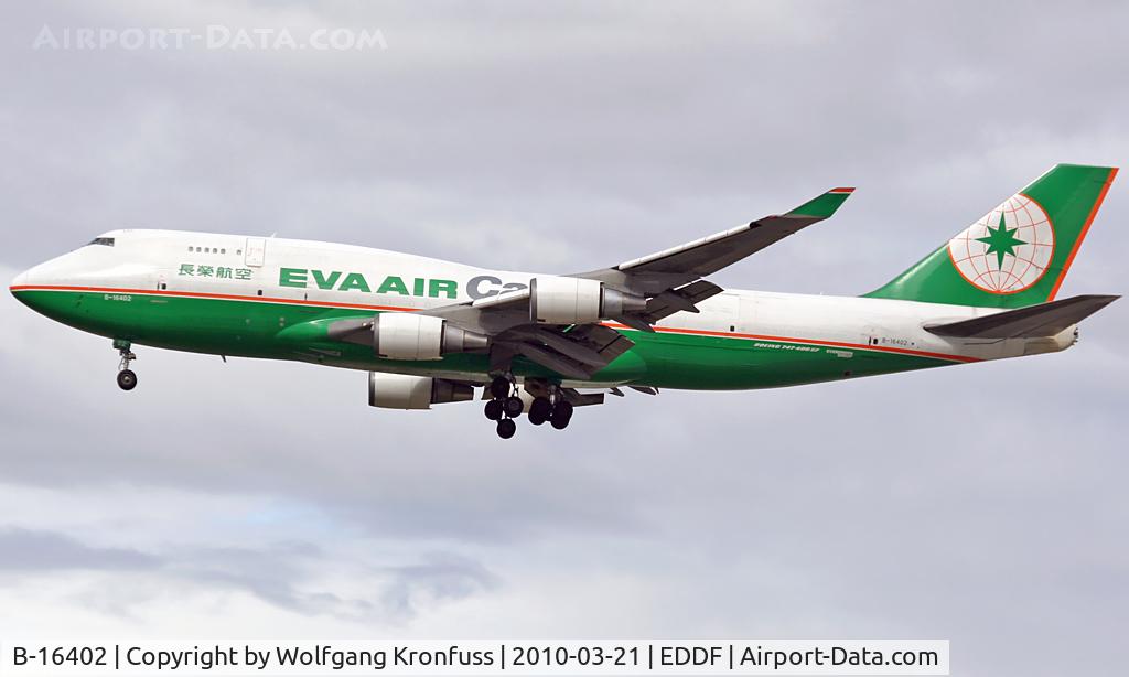B-16402, 1992 Boeing 747-45E C/N 27063, Eva Air Cargo