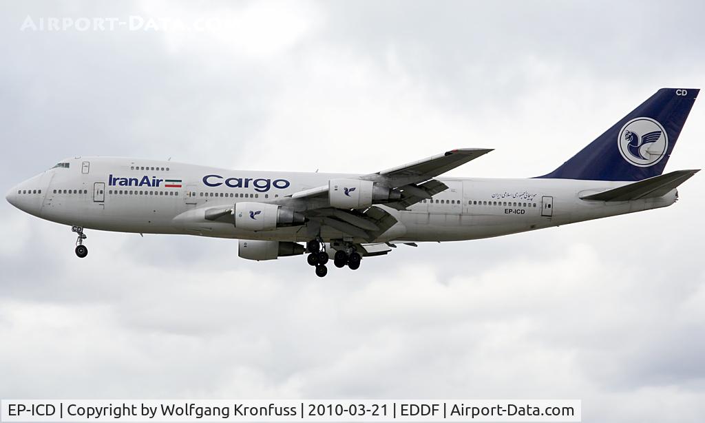 EP-ICD, 1988 Boeing 747-21AC C/N 24134, Iran Air Cargo