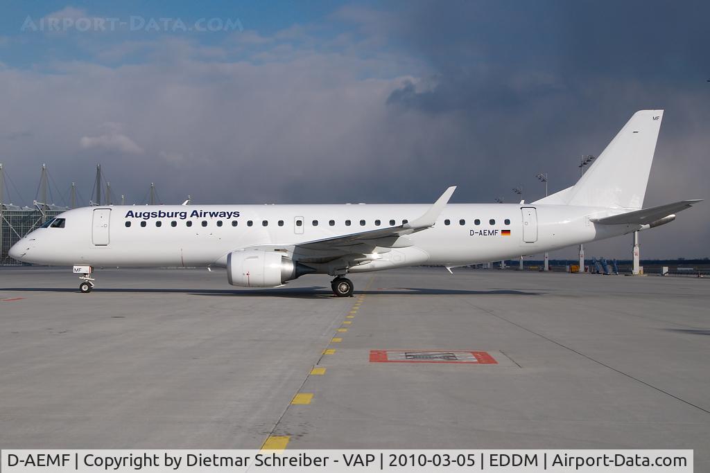 D-AEMF, 2009 Embraer 190AR (ERJ-190-100IGW) C/N 19000310, Augsburg Airways Embraer 195