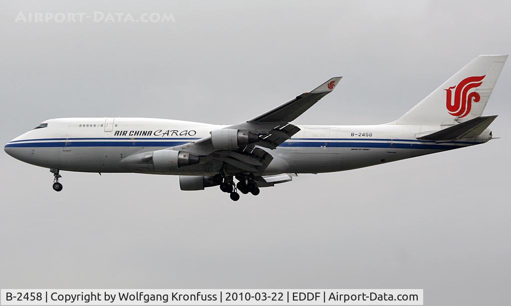 B-2458, 1990 Boeing 747-4J6/BCF C/N 24347, Air China Cargo