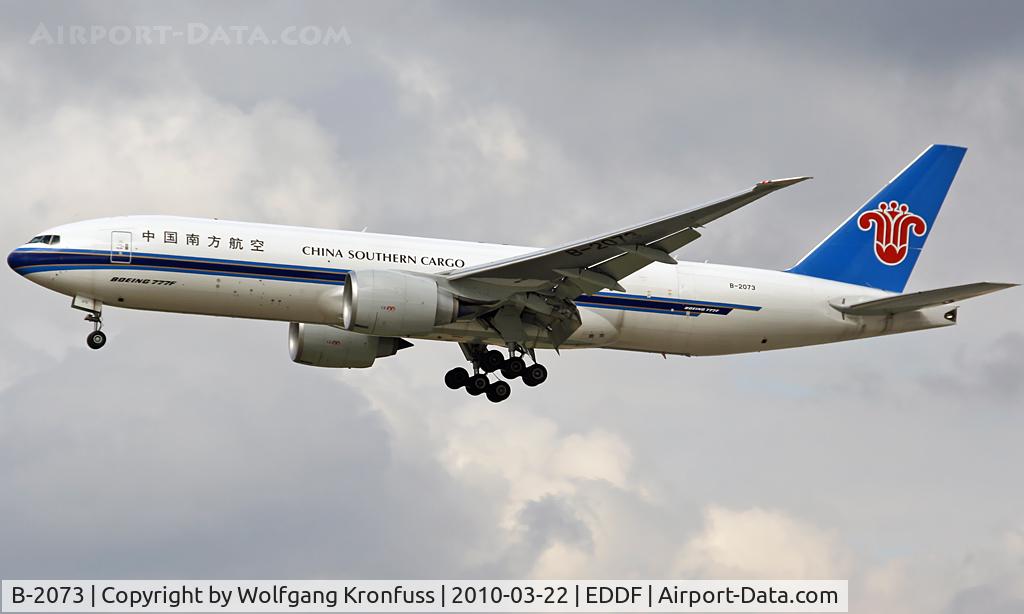 B-2073, 2009 Boeing 777-F1B C/N 37311, China Southern Cargo