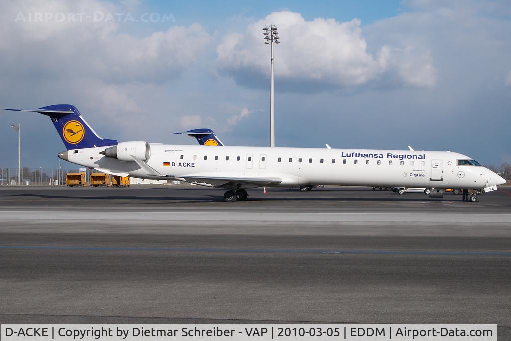 D-ACKE, 2006 Bombardier CRJ-900LR (CL-600-2D24) C/N 15081, Cityline Challenger 900