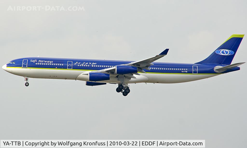 YA-TTB, 1993 Airbus A340-311 C/N 015, Safi Airways