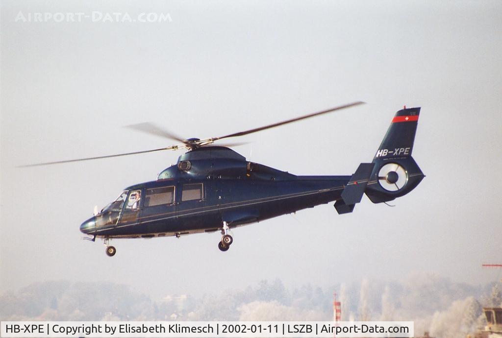 HB-XPE, 1985 Aerospatiale AS-365N Dauphin C/N 6146, at Bern Airport