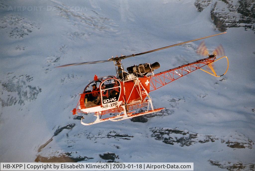 HB-XPP, 1985 Aerospatiale SA-315B Lama C/N 2679, at Lauberhorn