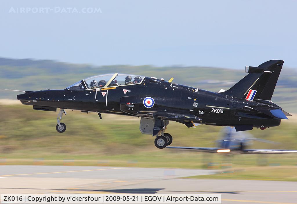 ZK016, 2008 British Aerospace Hawk T2 C/N RT007/1245, Royal Air Force Hawk T2 (c/n RT007). Operated by 19 (R) Squadron.