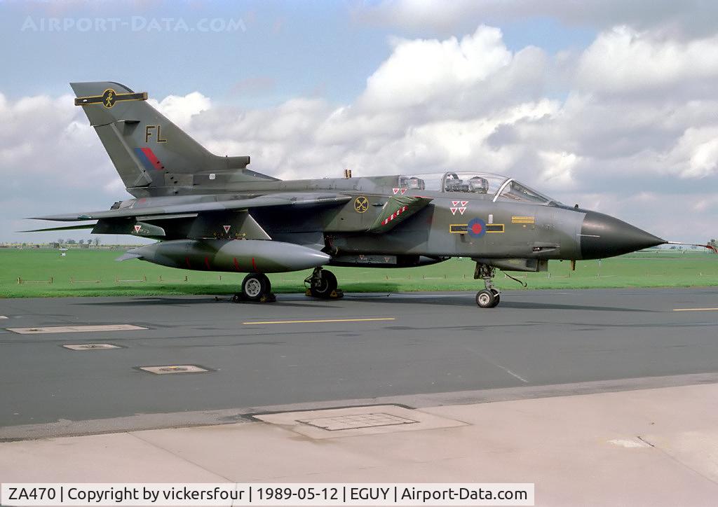 ZA470, 1983 Panavia Tornado GR.1 C/N 290/BS100/3136, Royal Air Force. Operated by 16 Squadron, coded 'FL'.