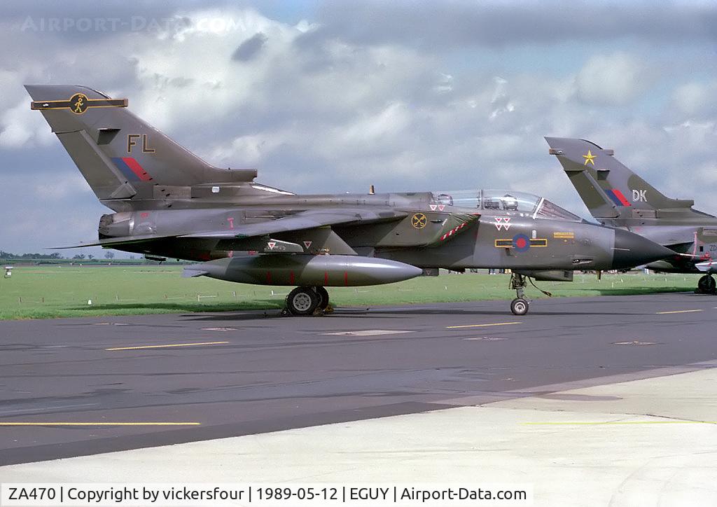 ZA470, 1983 Panavia Tornado GR.1 C/N 290/BS100/3136, Royal Air Force. Operated by 16 Squadron, coded 'FL'.