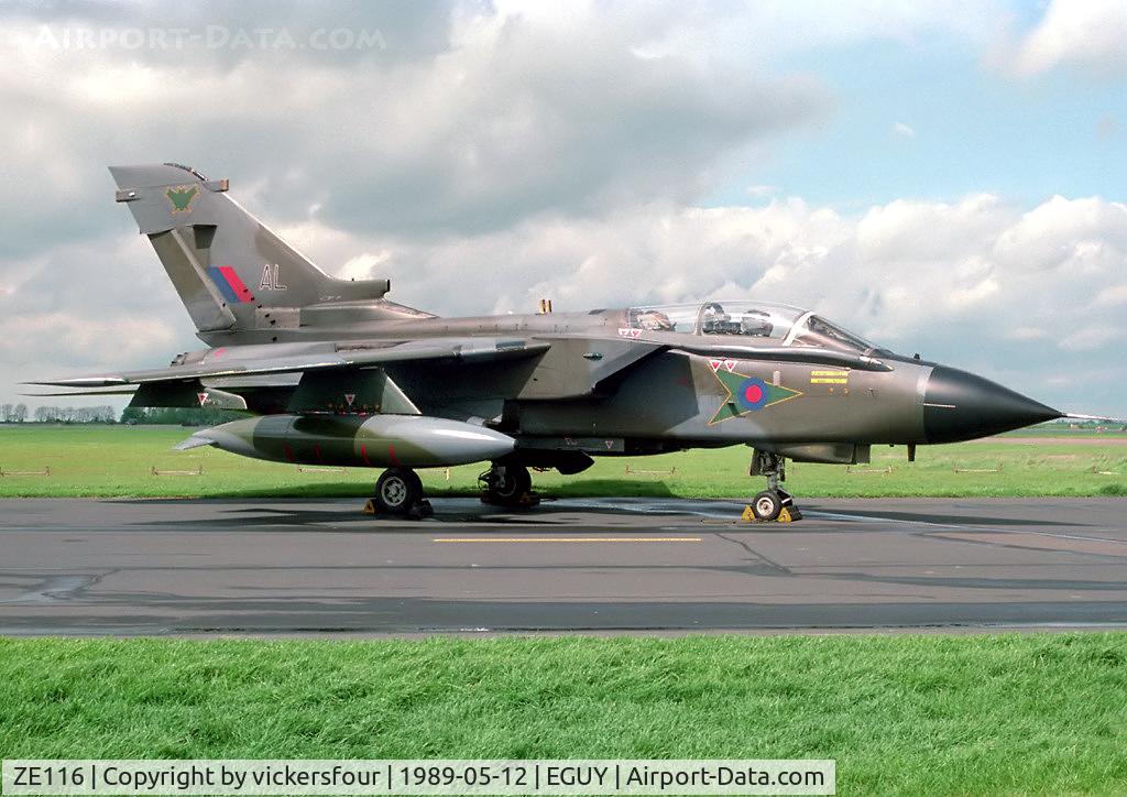 ZE116, 1986 Panavia Tornado GR.1A C/N 502/BS160/2502, Royal Air Force Tornado GR1. Operated by 9 Squadron, coded 'AL'.