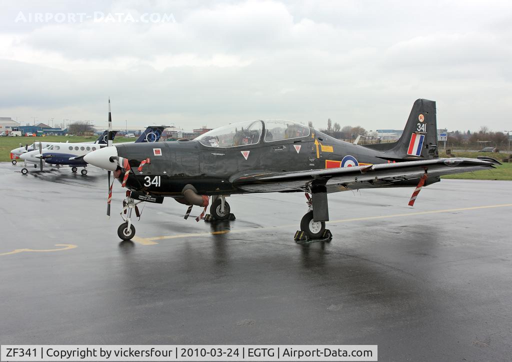 ZF341, 1991 Short S-312 Tucano T1 C/N S105/T76, Royal Air Force Tucano T1 (c/n S105/T76). Operated by 207 (R) Squadron.