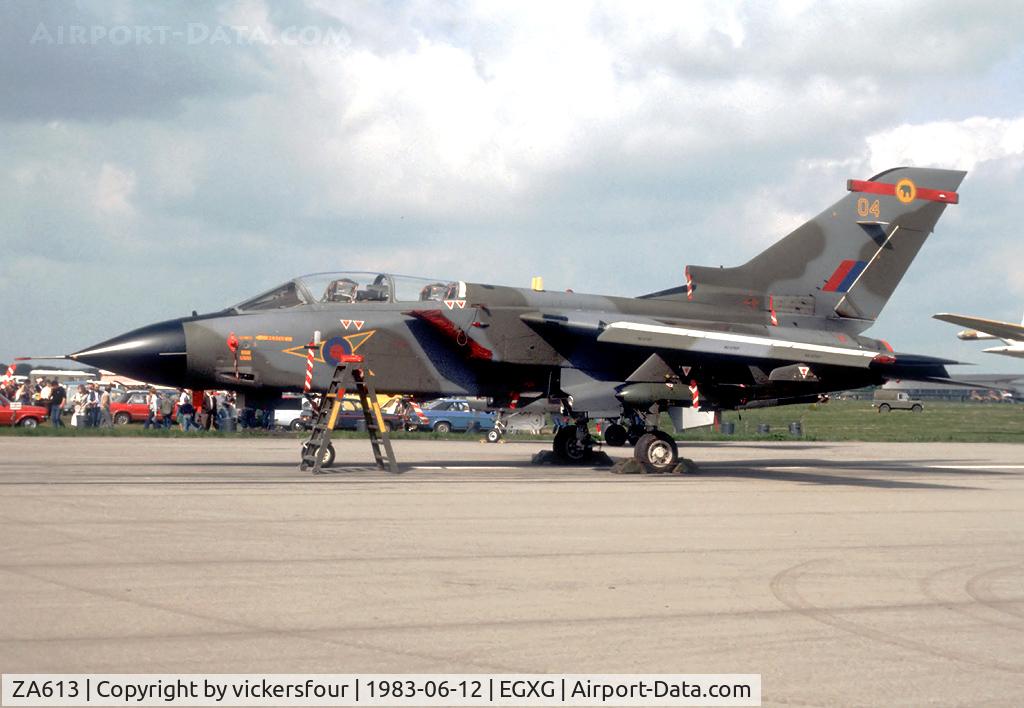 ZA613, 1982 Panavia Tornado GR.1 C/N 152/BS049/3077, Royal Air Force. Operated by 27 Squadron, coded '04'.