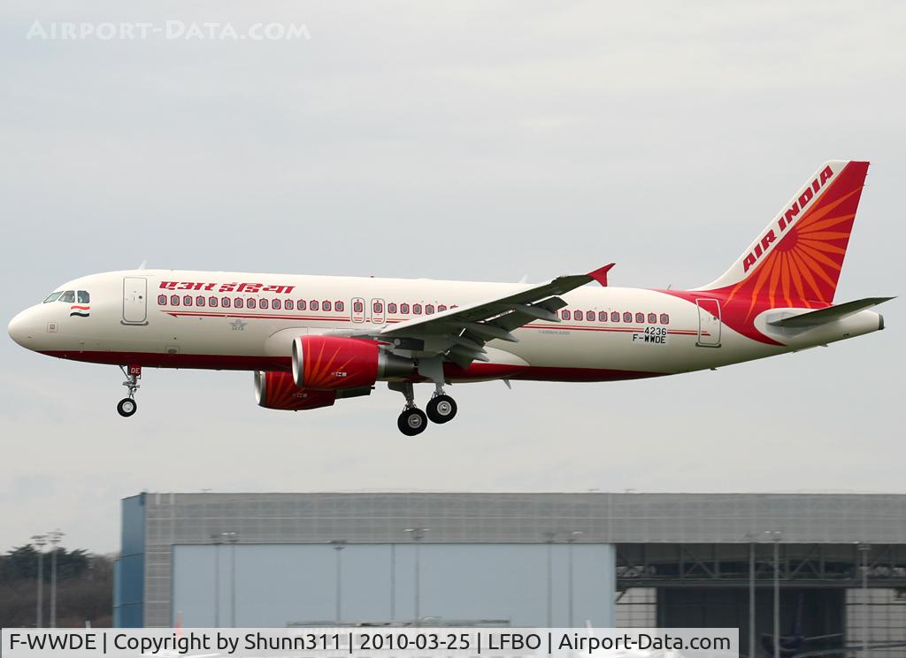 F-WWDE, 2010 Airbus A320-214 C/N 4236, C/n 4236 - To be VT-EDD