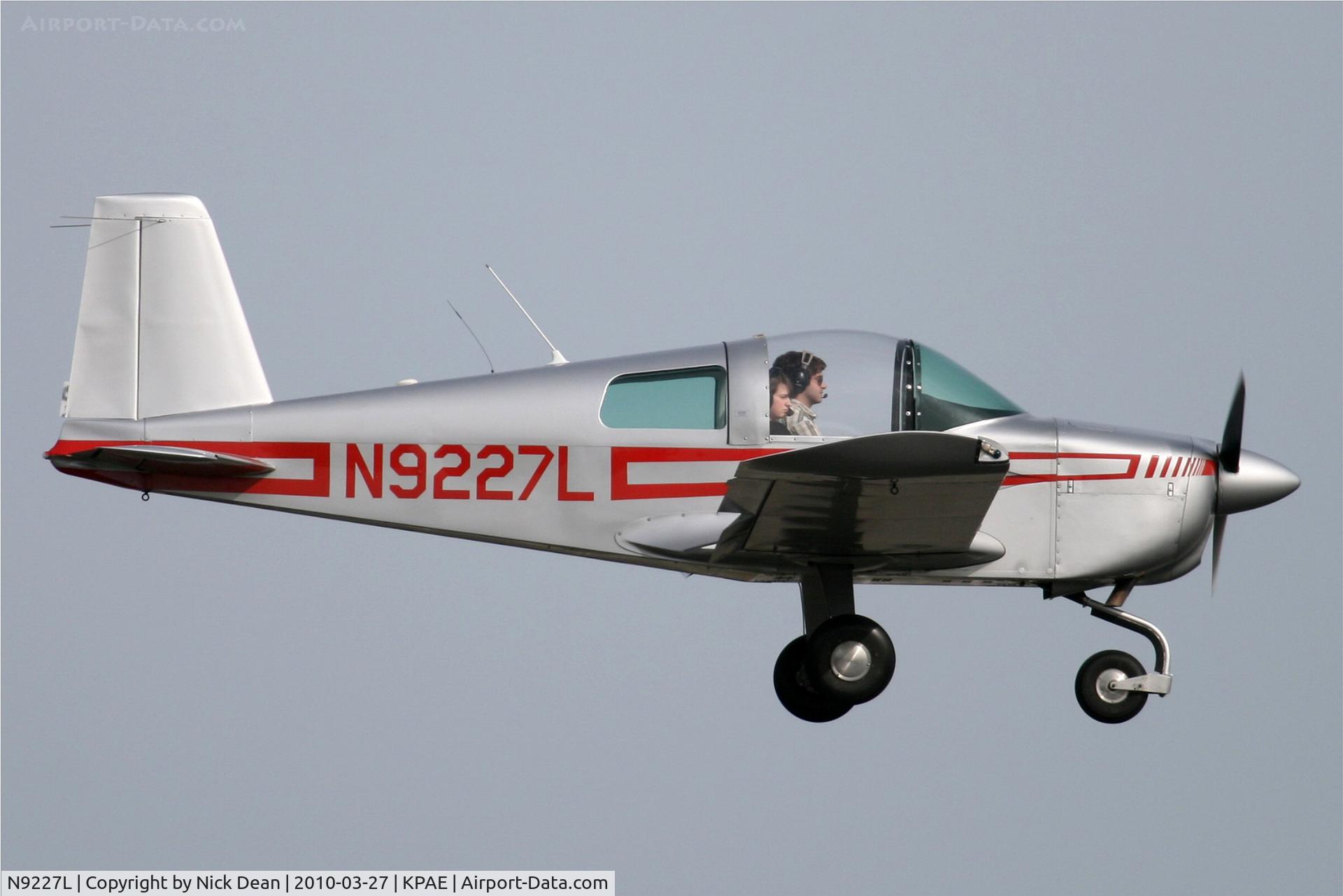 N9227L, 1971 American Aviation AA-1A Trainer C/N AA1A-0127, KPAE