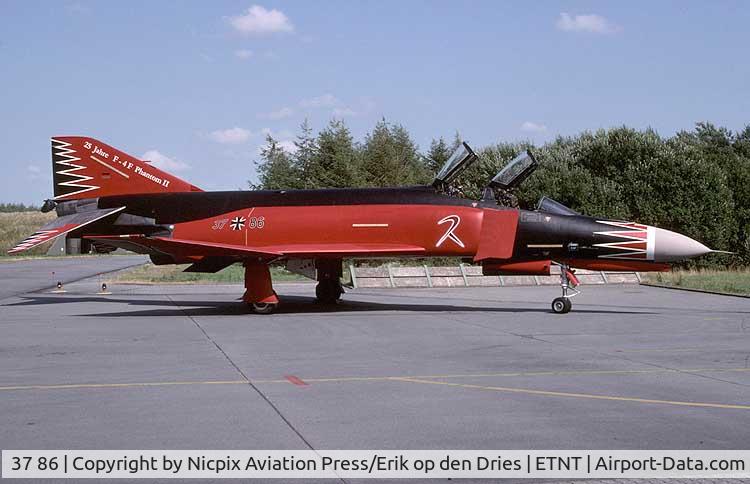 37 86, 1972 McDonnell Douglas F-4F Phantom II C/N 4563, 25 years F-4F anniversary scheme