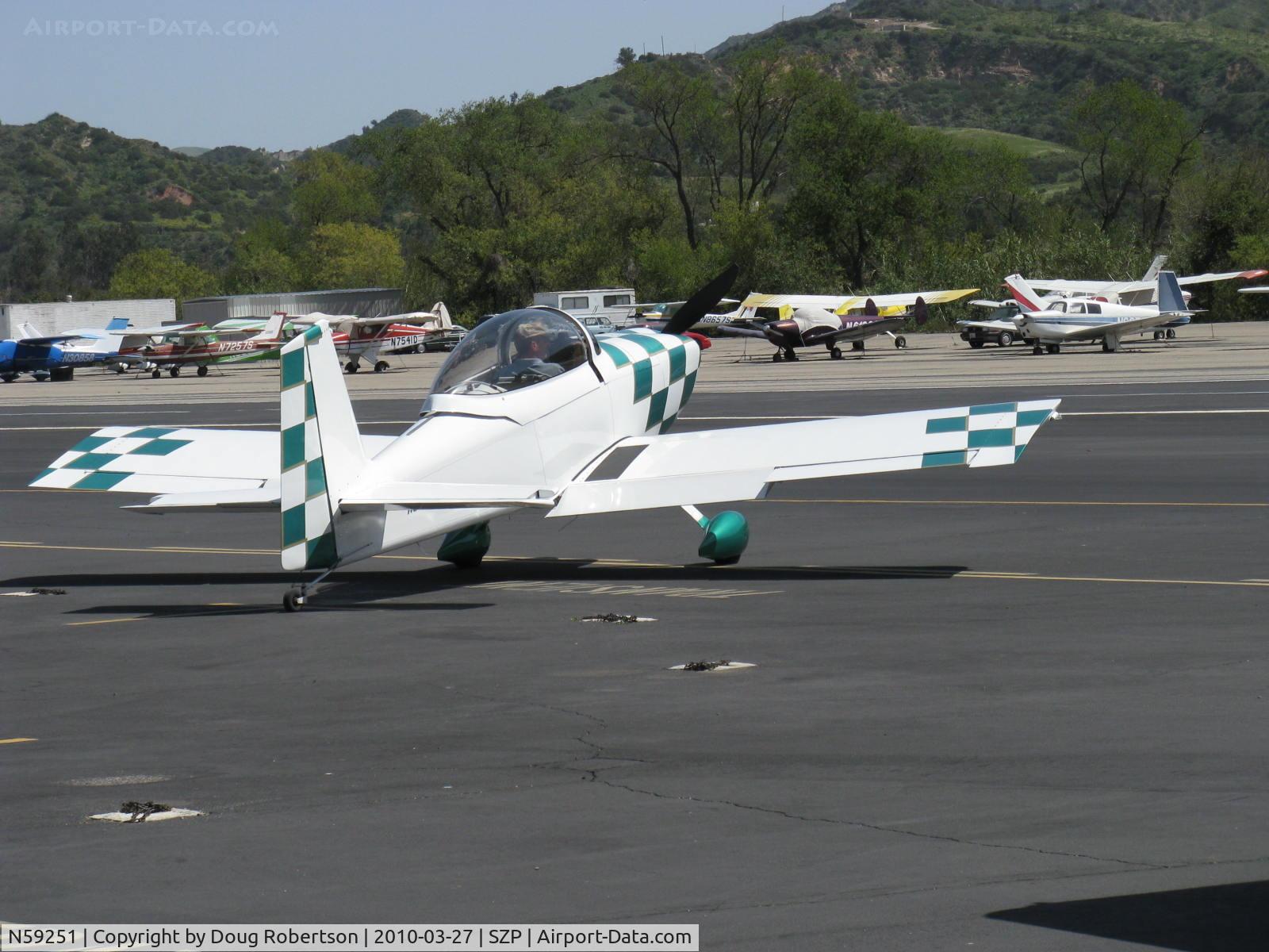 N59251, 2007 Vans RV-8 C/N 81199, 2007 Snider VAN's RV-8, Superior XP-360 180 Hp