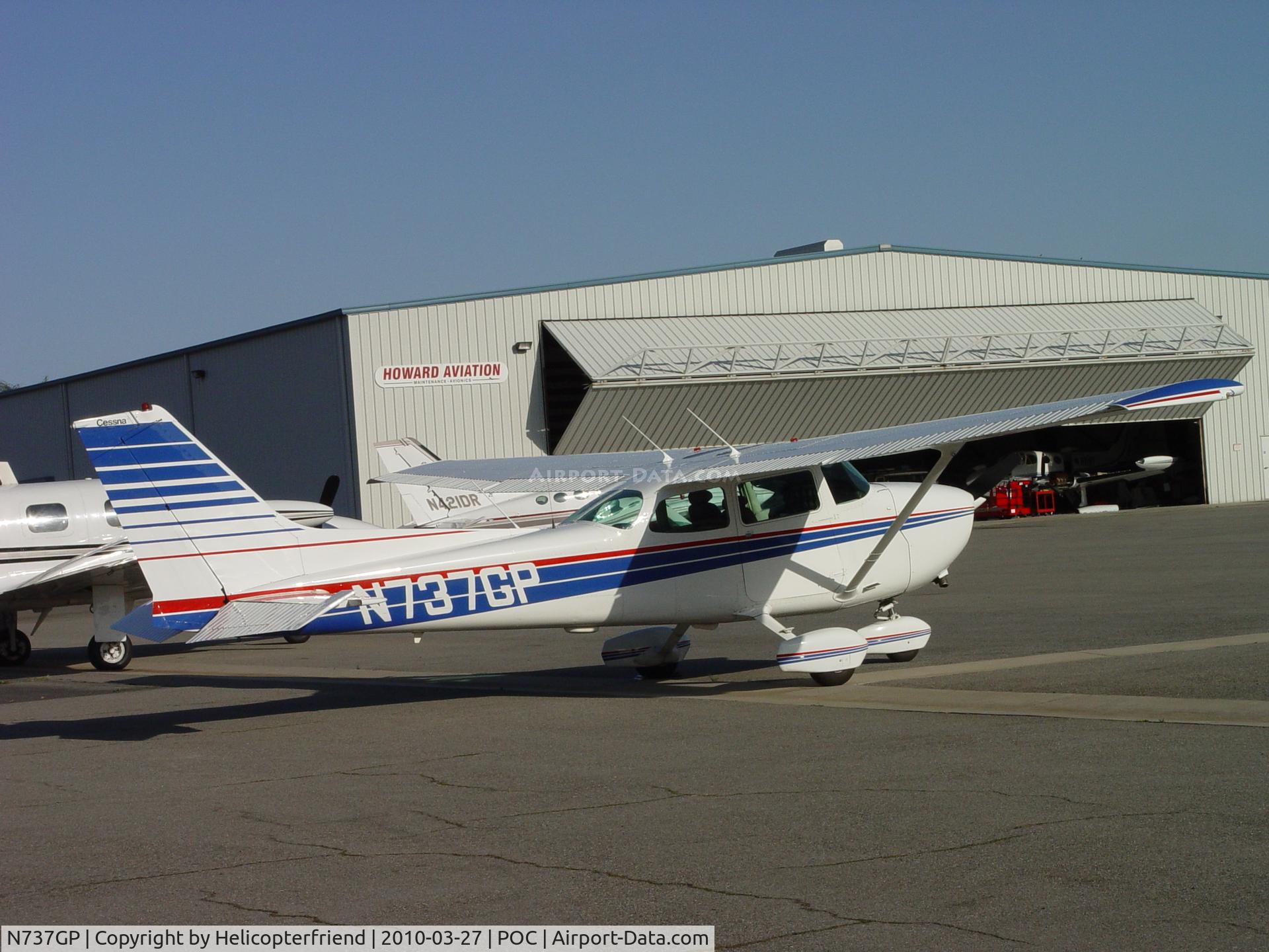 N737GP, 1977 Cessna 172N C/N 17269409, Parked near Howard Aviation
