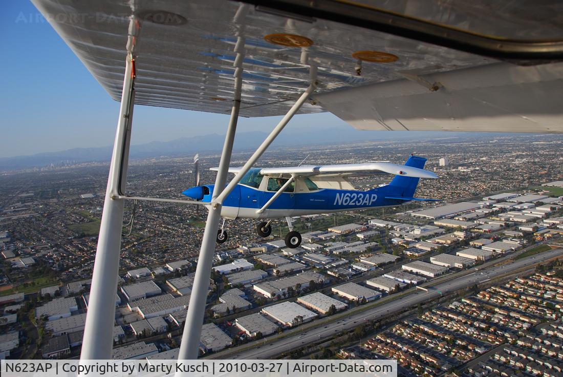 N623AP, 1969 Cessna 150J C/N 15070915, My banner tow escort